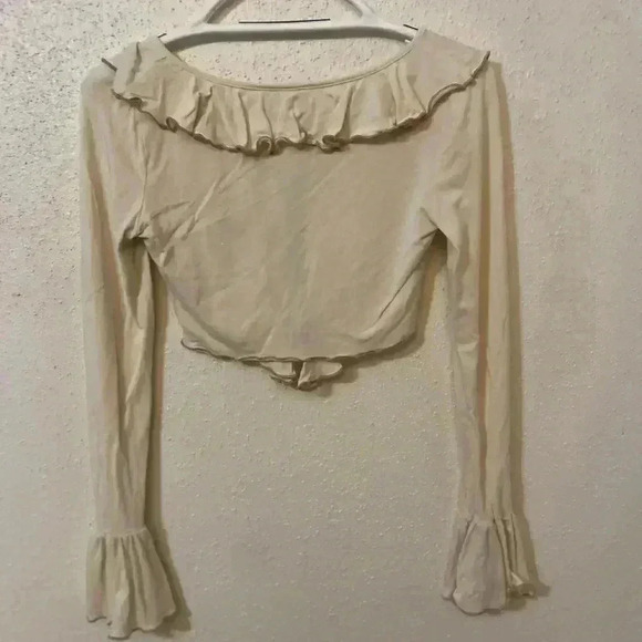 SHEIN MOD Size S Long Sleeve Ruffled - Picture 2 of 4